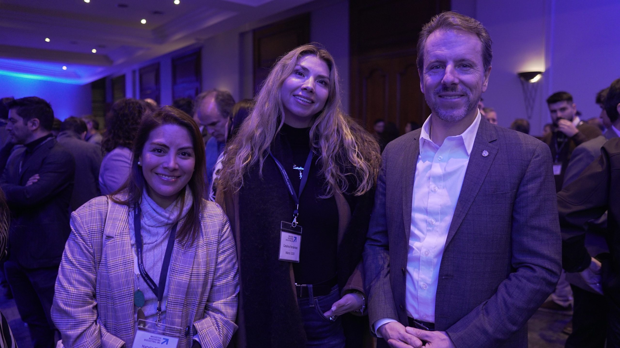 Natalia Chacón, Catalina Fernández y Michael Leatherbee, CENA MII UC 2025
