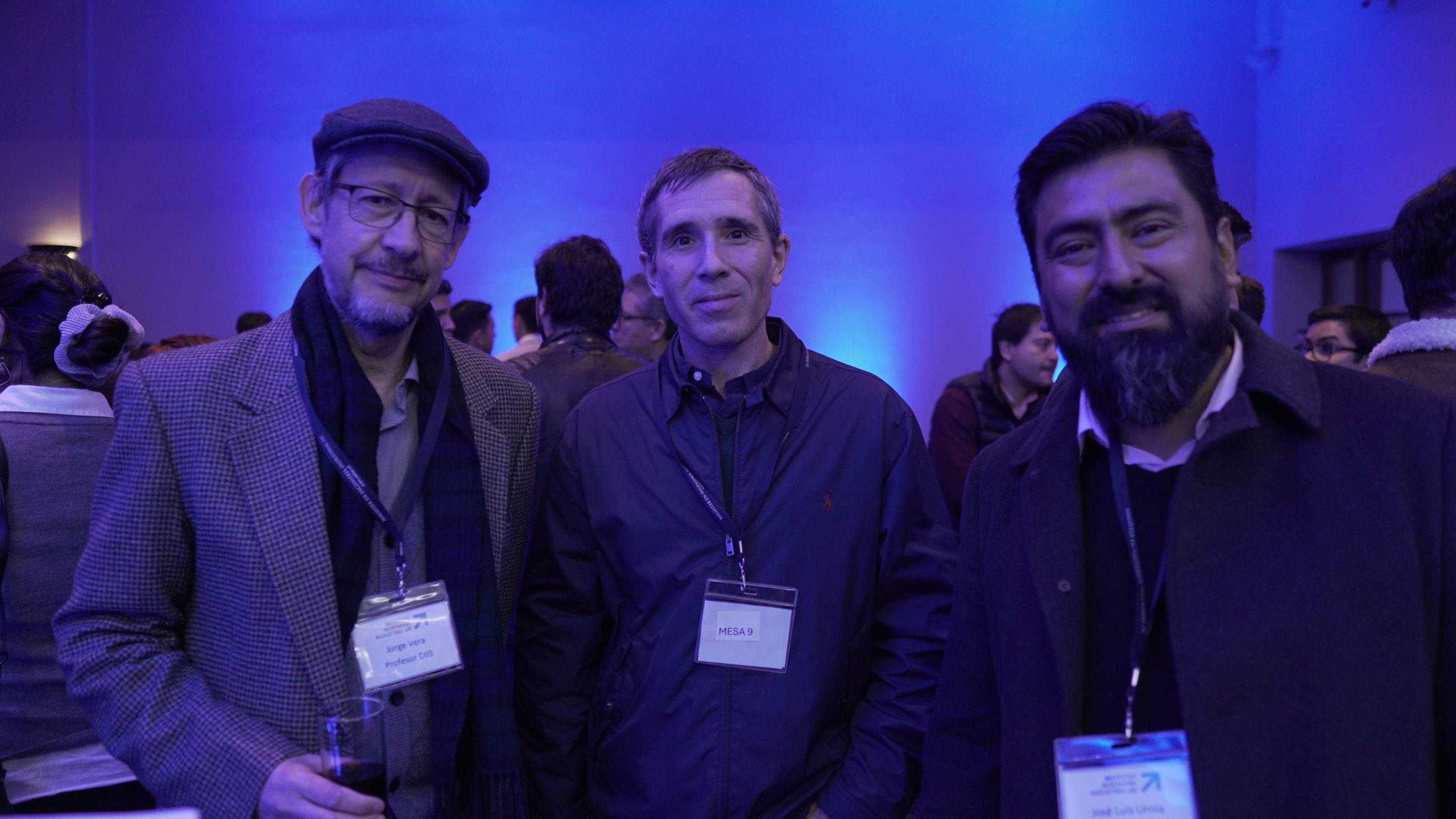 Jorge Vera, Santiago Mingo y José Luis Urnia, Cena MII UC 2025
